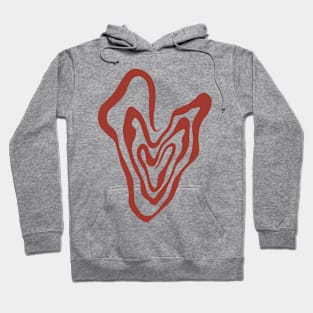 Carved heart Hoodie